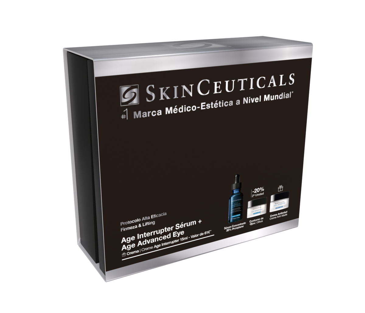 SKIN CEUTICALS COFRE AGE INTERRUPTER ULTRASERUM + AGE ADVANCED EYE