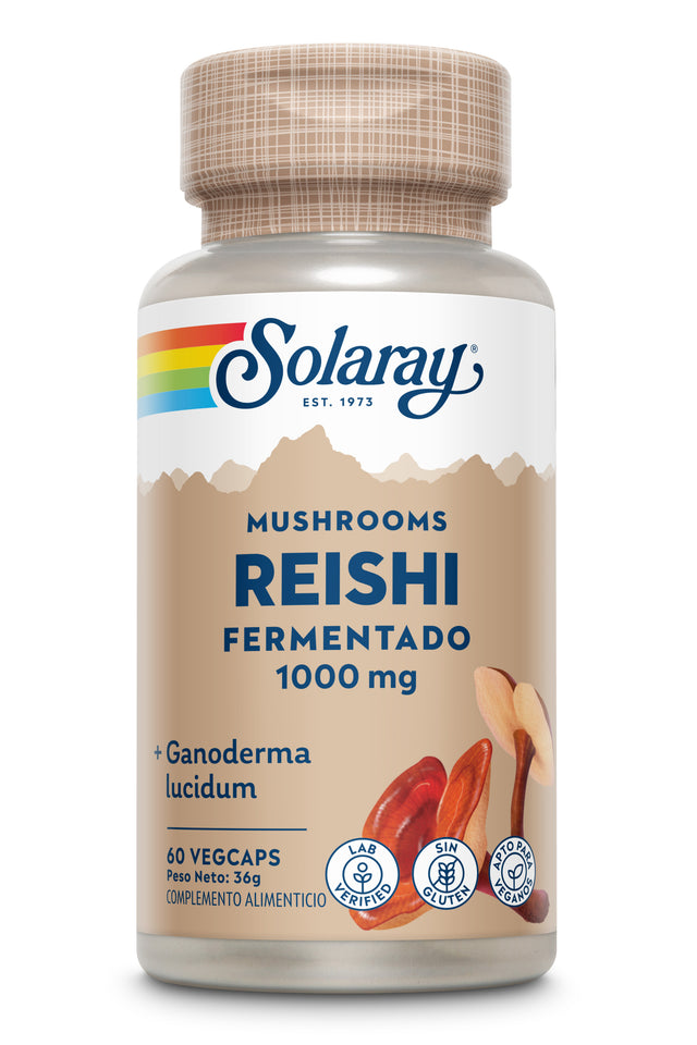 SOLARAY REISHI FERMENTADO 1000 MG 60 CAPS