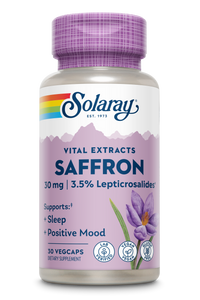 SOLARAY SAFFRON AZAFRAN (AFFRON) - 30 VEGCAPS
