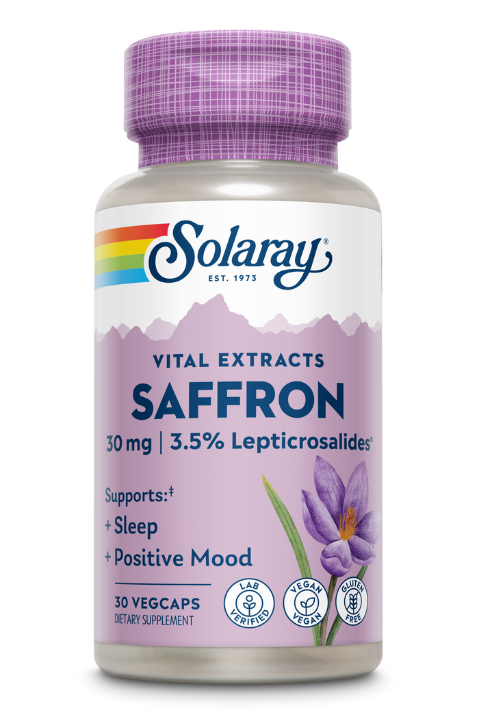 SOLARAY SAFFRON AZAFRAN (AFFRON) - 30 VEGCAPS