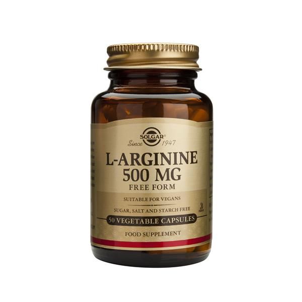 SOLGAR L-ARGININA 500 MG 50 CAPS