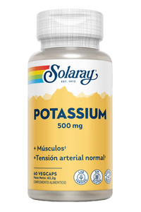 SOLARAY POTASSIUM 500 MG 60 CAPSULAS VEGETALES