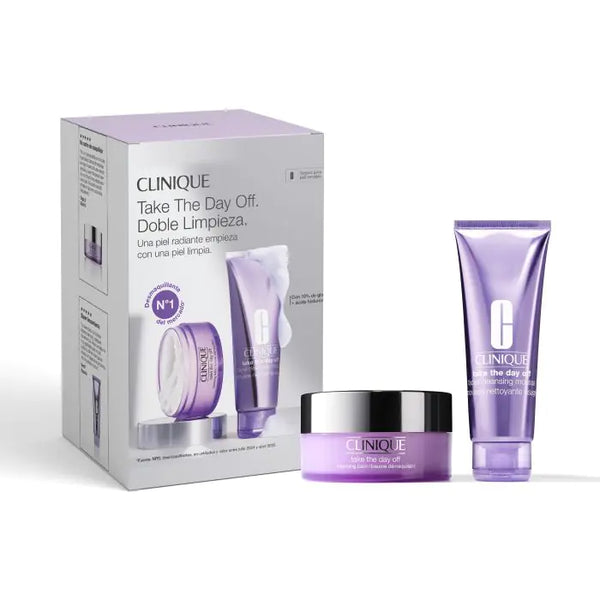 CLINIQUE SET DOUBLE CLEANSE BALSAMO 125ML+ MOUSSE125ML