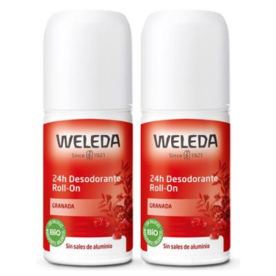 WELEDA DUPLO DESODORANTE GRANADA ROLL ON 50%