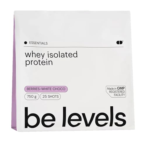 BE LEVELS WHEY ISOLATED PROTEIN BERRIES-WHITE CHOCO 750 G