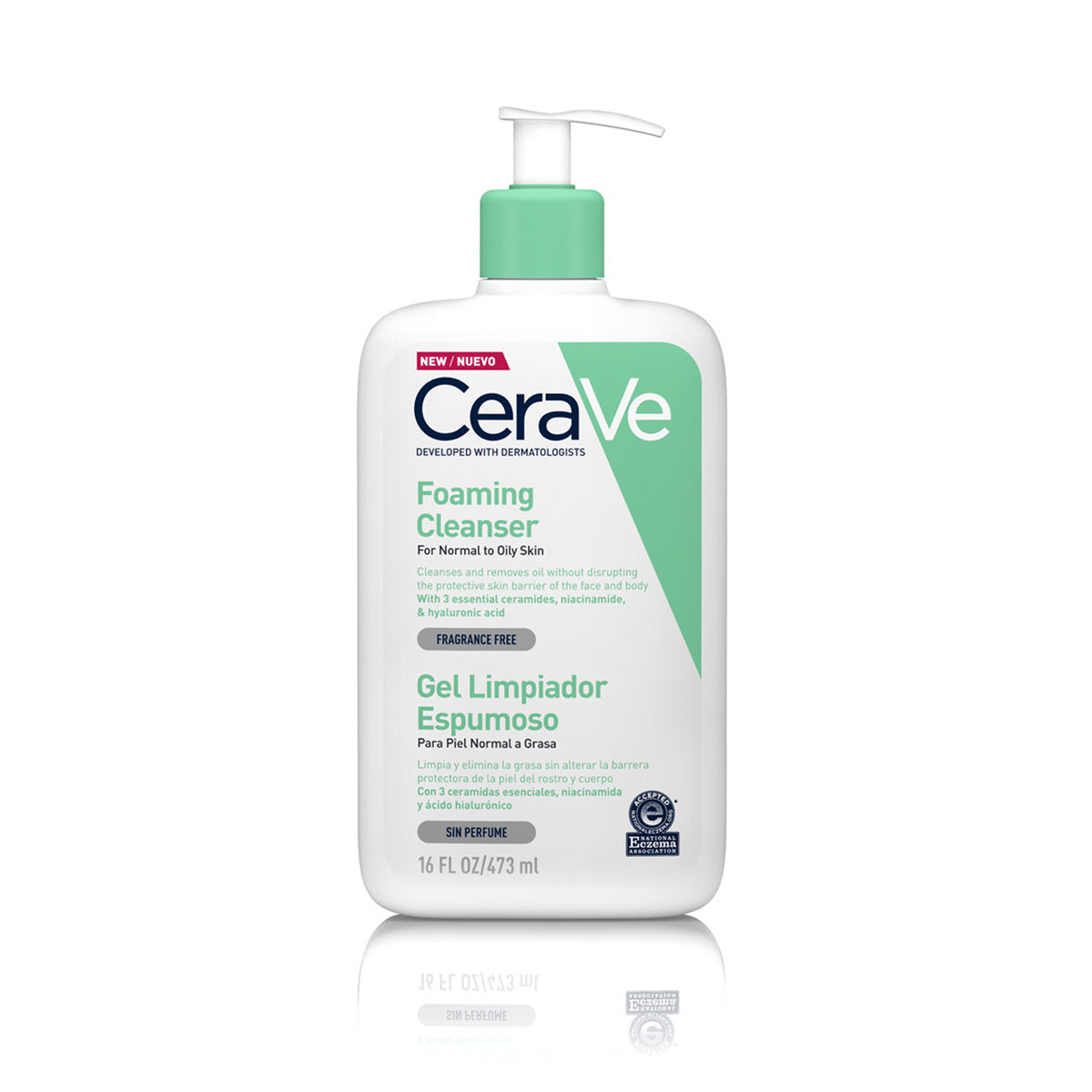 CERAVE GEL LIMPIADOR ESPUMOSO 473 ML