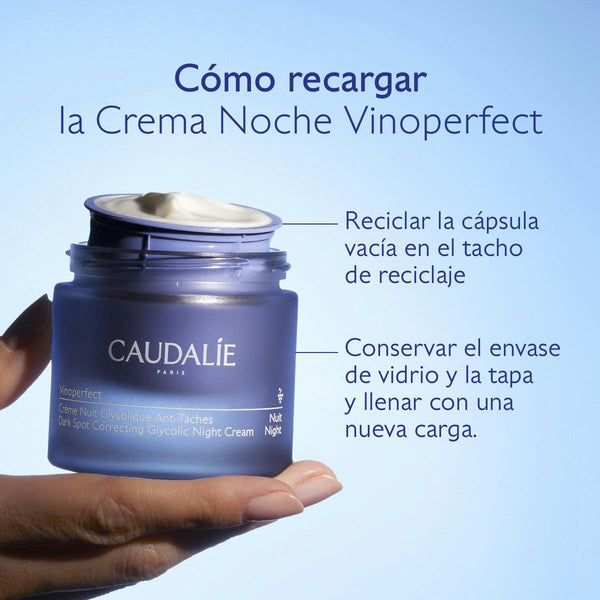 CAUDALIE VINOPERFECT REFILL CREMA NOCHE GLICOLICA 50ML