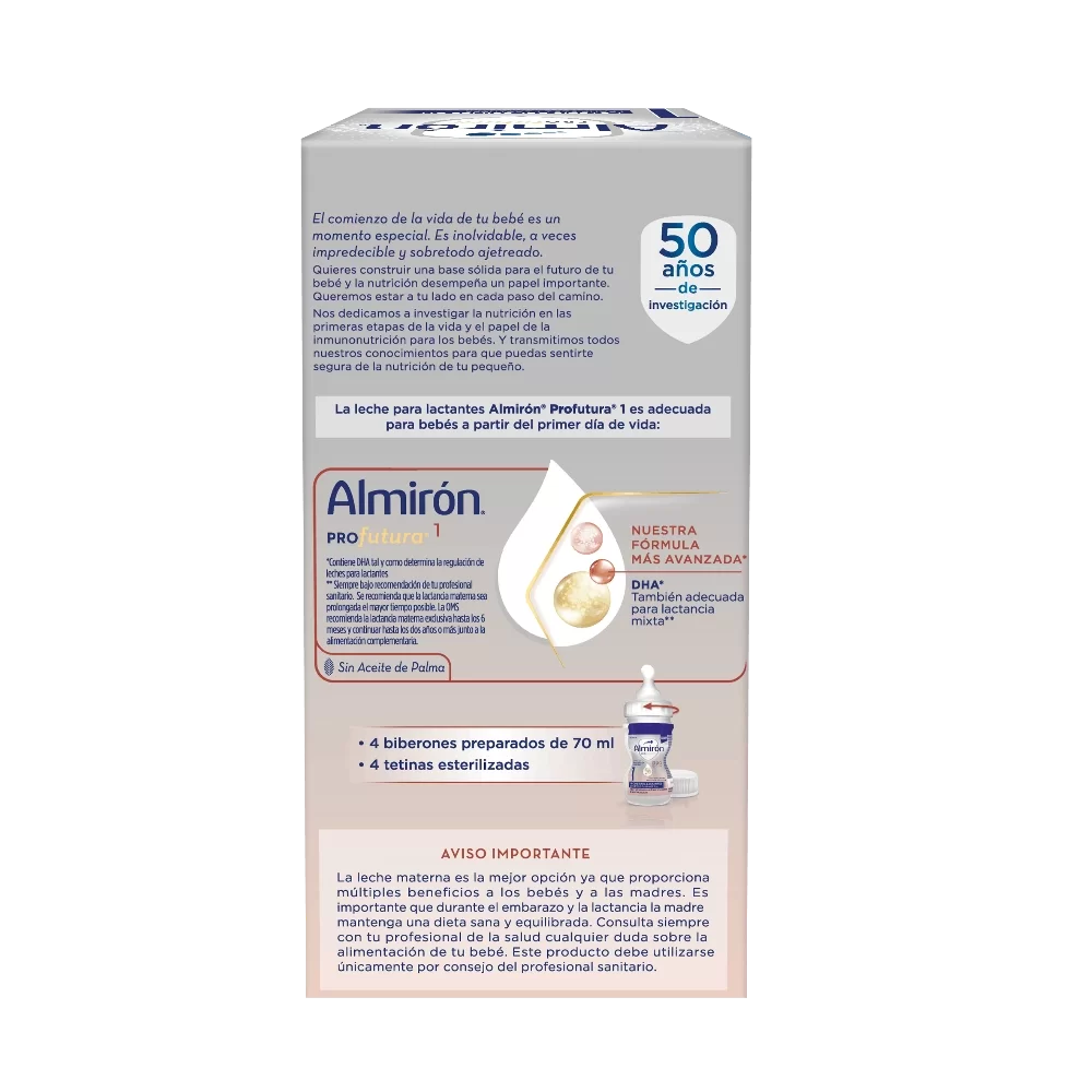 ALMIRON PROFUTURA 1 BIBERON 4 X 70 ML