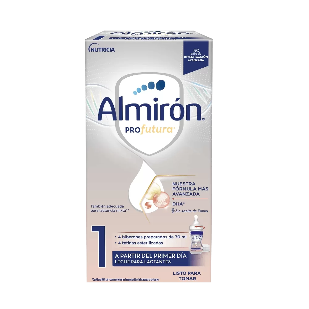 ALMIRON PROFUTURA 1 BIBERON 4 X 70 ML