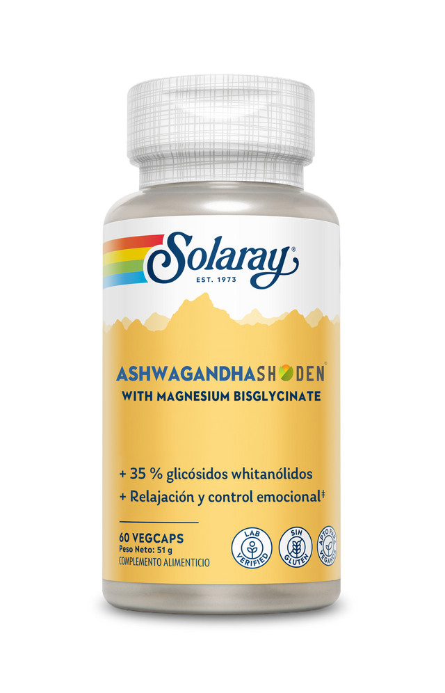 SOLARAY SHODEN ASHWAGANDA MAGNESIO BISGLICINATO 60 CAP