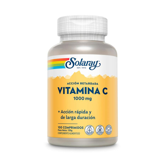 SOLARAY VITAMINA C 1000 MG A/R 100 CAPS
