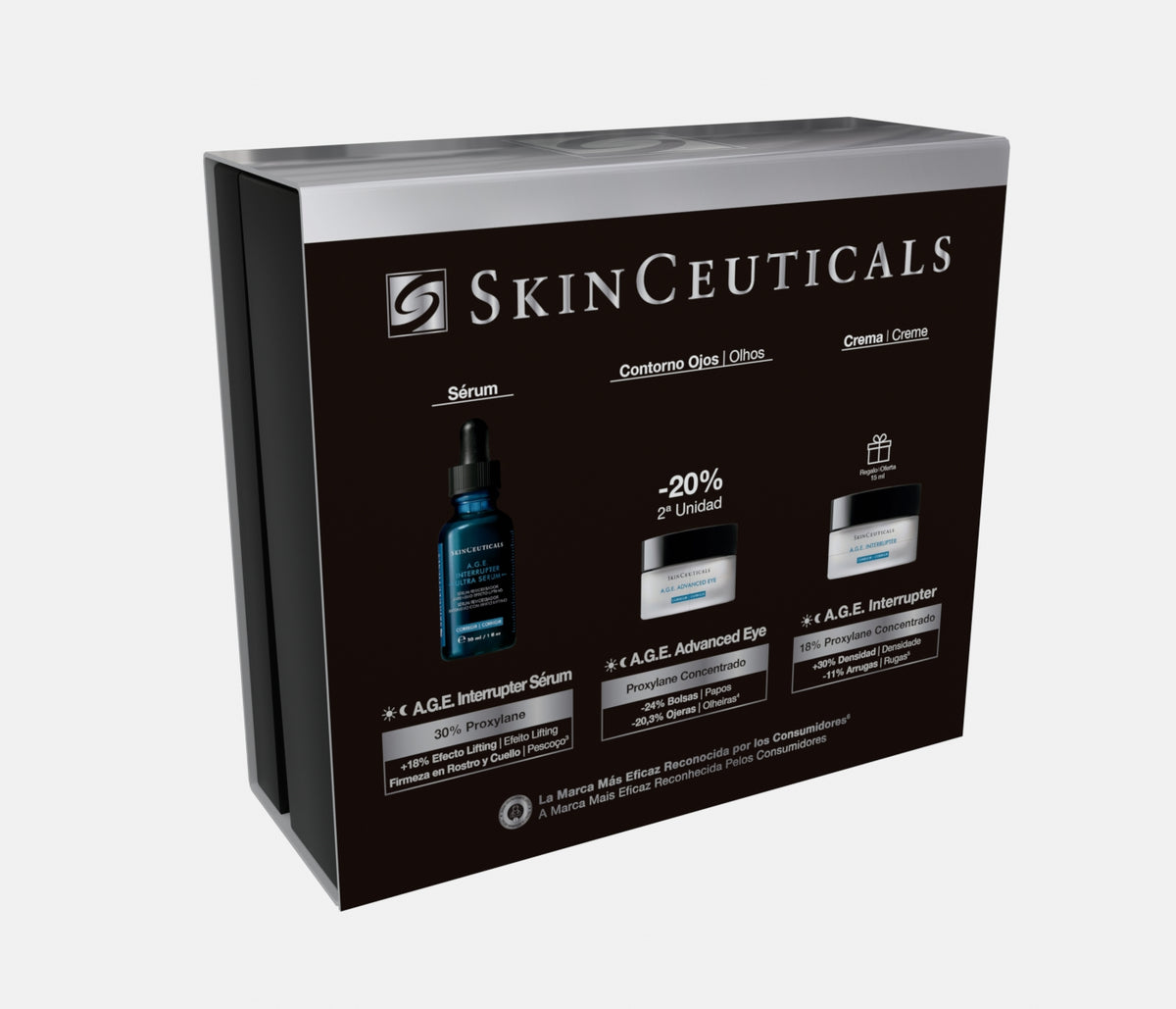 SKIN CEUTICALS Cofre Ultra Serum + Contorno A.G.E. + Regalo Crema A.G.E. Interrupter