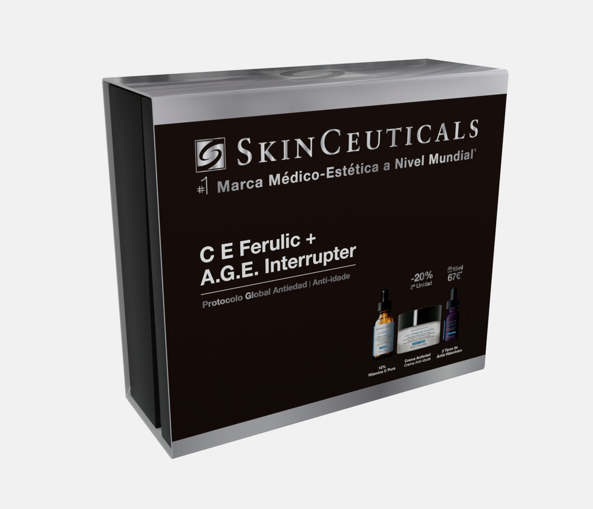 SKIN CEUTICALS Cofre CE Ferulic + Crema A.G.E + Regalo HA