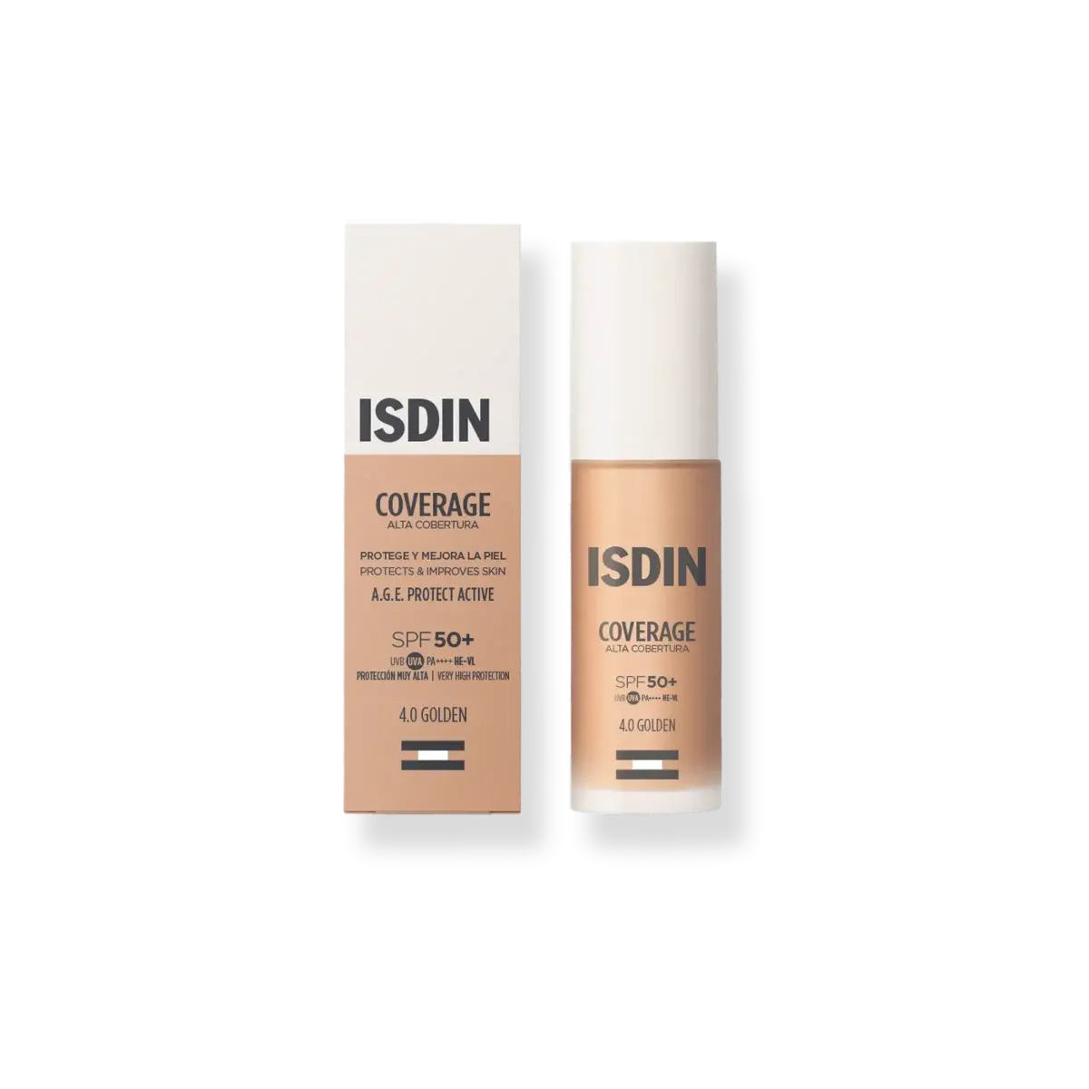 ISDIN COVERAGE 30G COLOR 4.0 GOLDEN SPF 50+