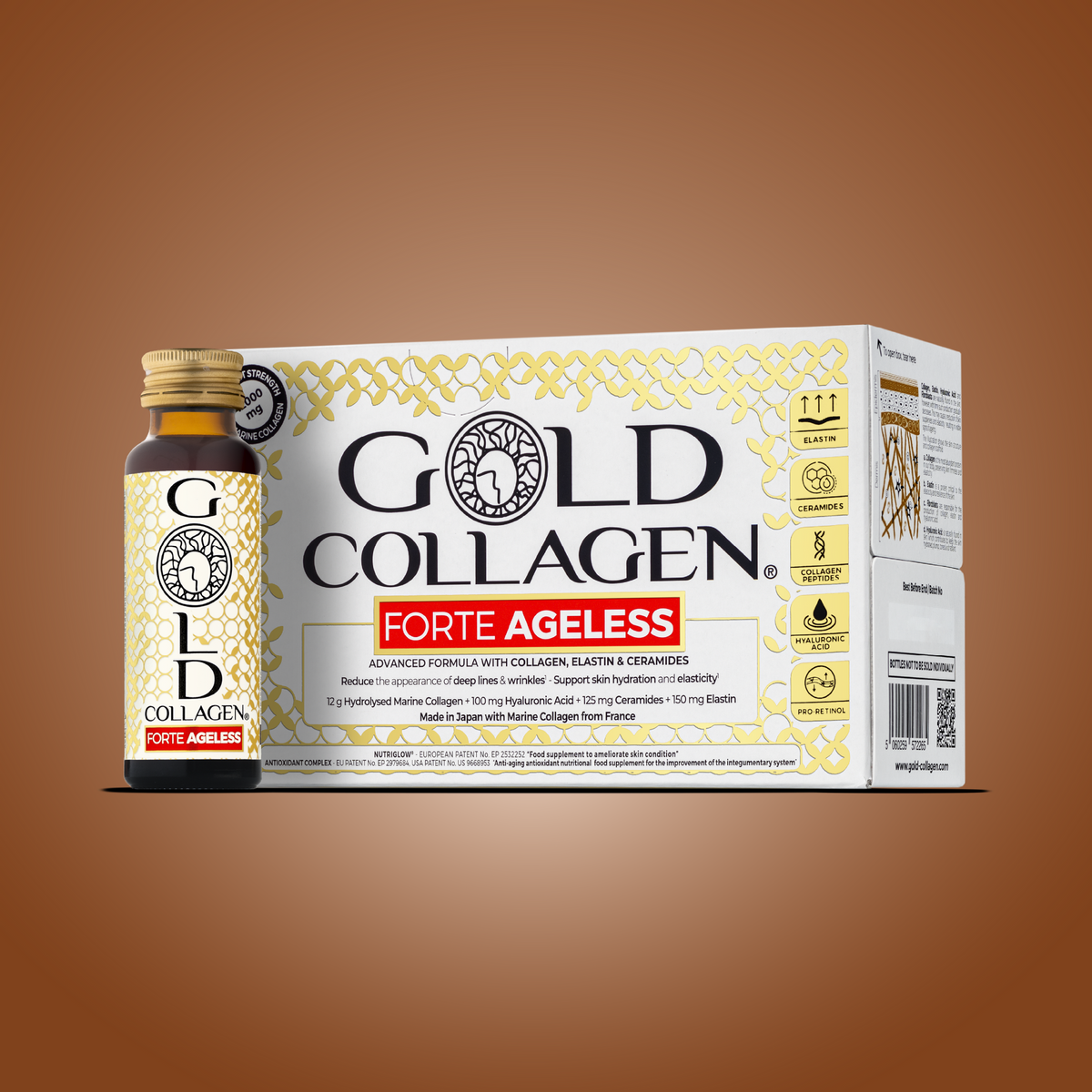 GOLD COLLAGEN FORTE AGELESS 10 FRASCOS 50 ML