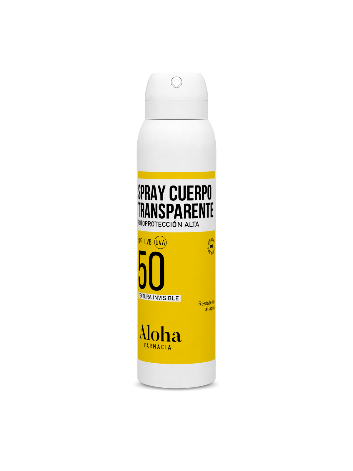 ALOHA SOLAR SPRAY CUERPO TRANSPARENTE 50+ 200ML