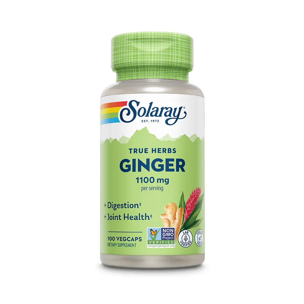 SOLARAY GINGER 1100 MG 100 CAPSULAS