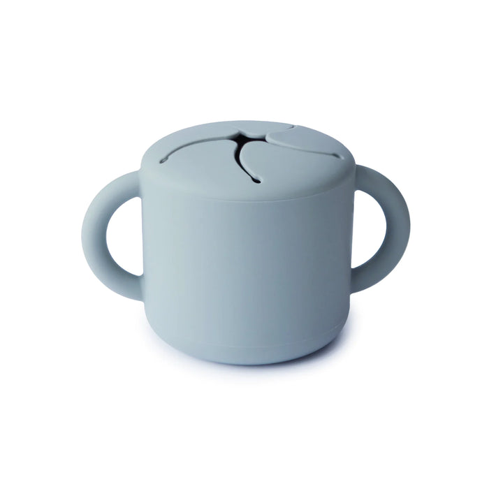 MUSHIE TAZA SNACK SILICONA POWDER BLUE