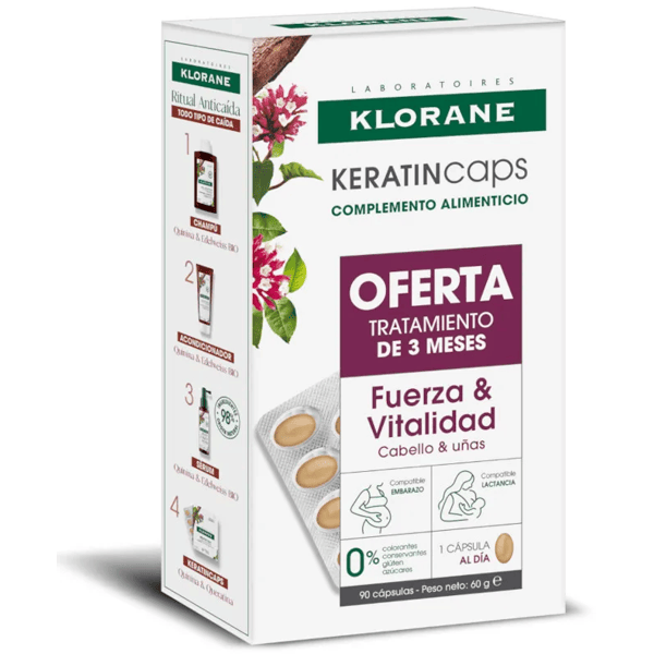Klorane KeratinCaps 3x30