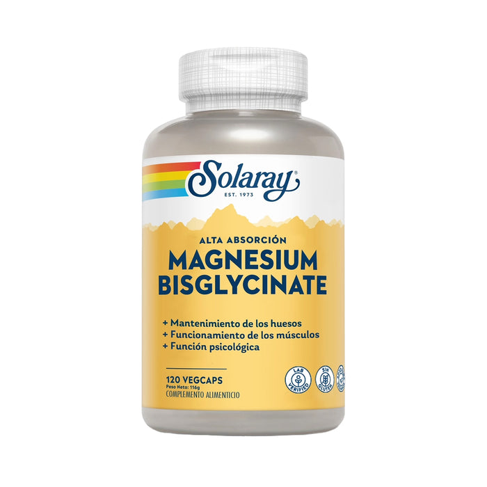 SOLARAY MAGNESIO BISGLYCINATO 120 CAPSULAS