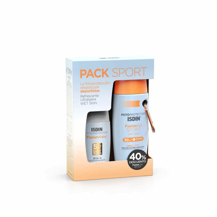 FOTOISDIN PACK SPORT GEL + FUSION WATER