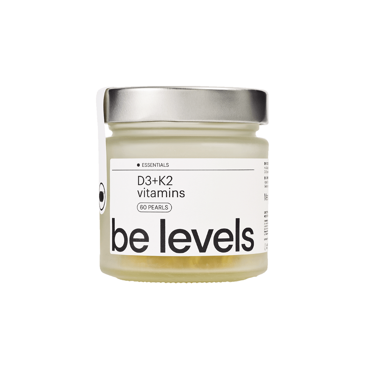 BE LEVELS VITAMINA D3+K2 60 PERLAS