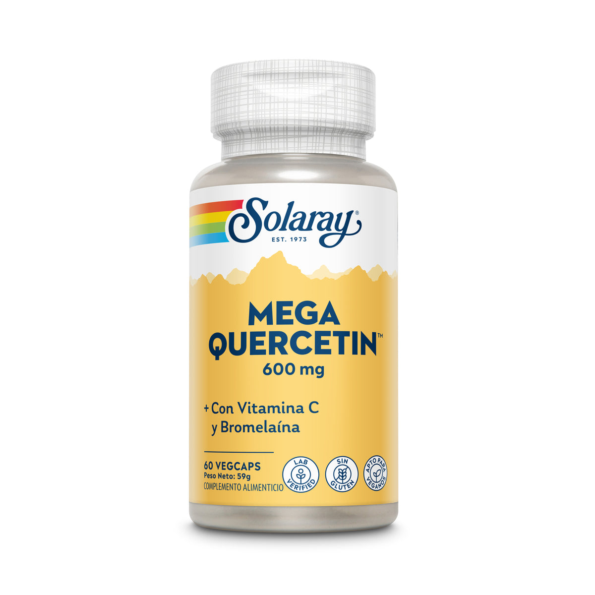 SOLARAY MEGA QUERCETIN 600 MG 60 CAPSULAS