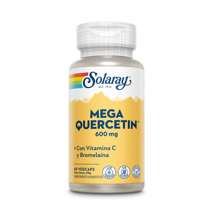 SOLARAY MEGA QUERCETIN 600 MG 60 CAPSULAS