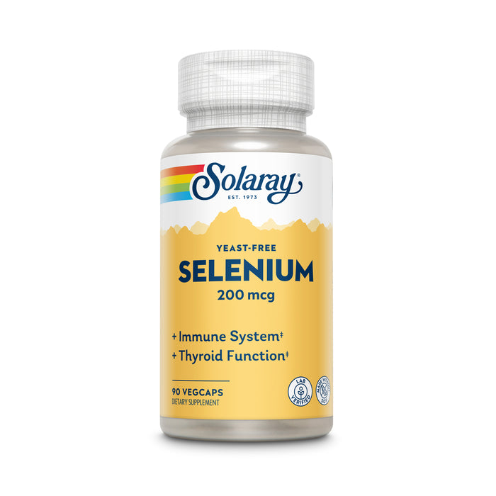 SOLARAY SELENIO 200 MCG 90 CAPS SIN LEVADURA