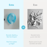 FRIDA CEPILLO DE BAÑO DE SILICONA ANTIBACTERIANA BEBE
