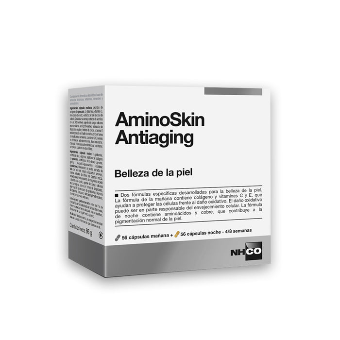 AMINOSKIN ANTIAGING 56 CAPSULAS MAÑANA + 56 CAPS
