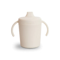 MUSHIE TAZA DIDACTICA CON ASAS SOLID IVORY