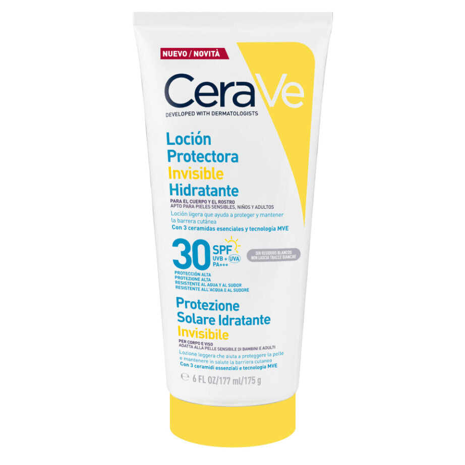 CERAVE LOCION PROTECTORA INVISIBLE HIDRATANTE SPF 30 177 ML