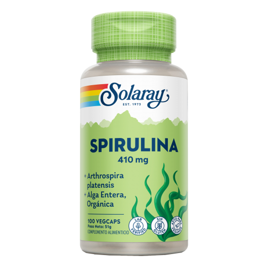 SOLARAY SPIRULINA 100 VEG CAPS
