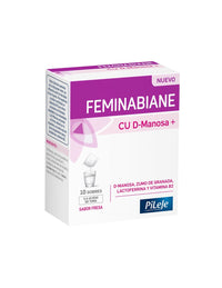 FEMINABIANE CU D-MANOSA + 10 SOBRES SABOR FRESA