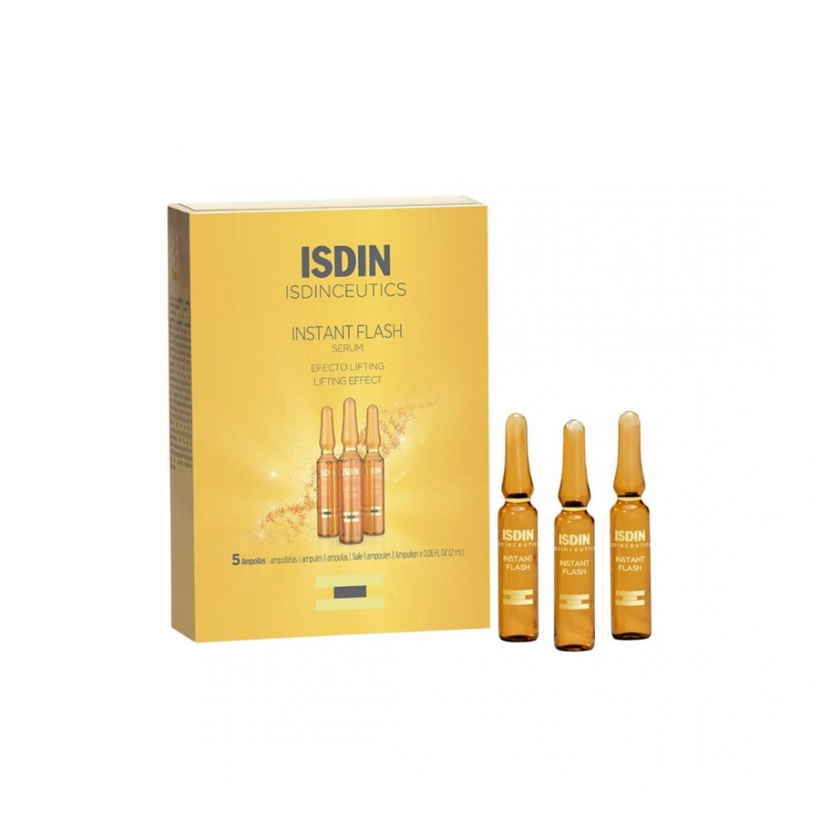 ISDINCEUTICS INSTANT FLASH 2 ML 5 AMPOLLAS