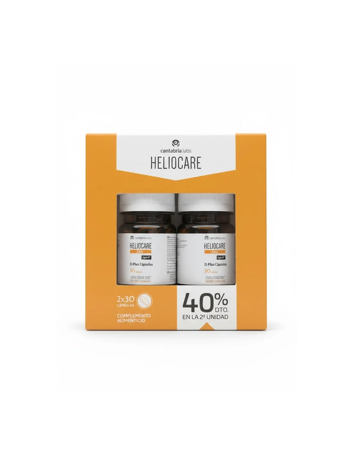 HELIOCARE 360º D PLUS CAPSULAS DUPLO 40% 2ªUNID