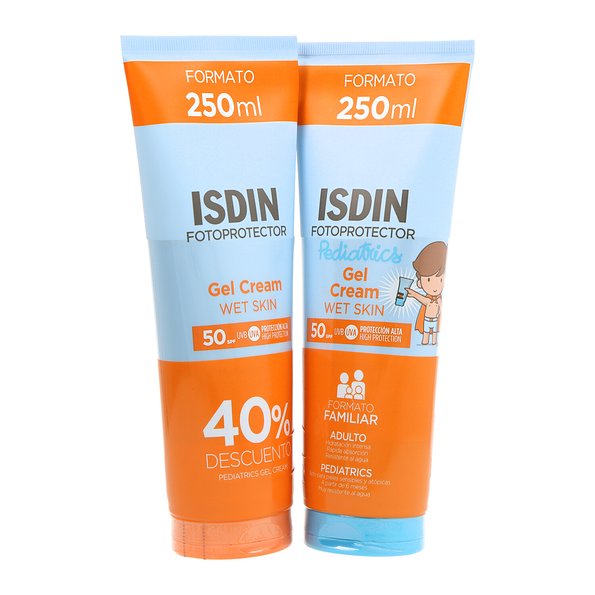 FOTOISDIN PACK GEL CREAM + PEDIATRICS GEL CREAM 250ML
