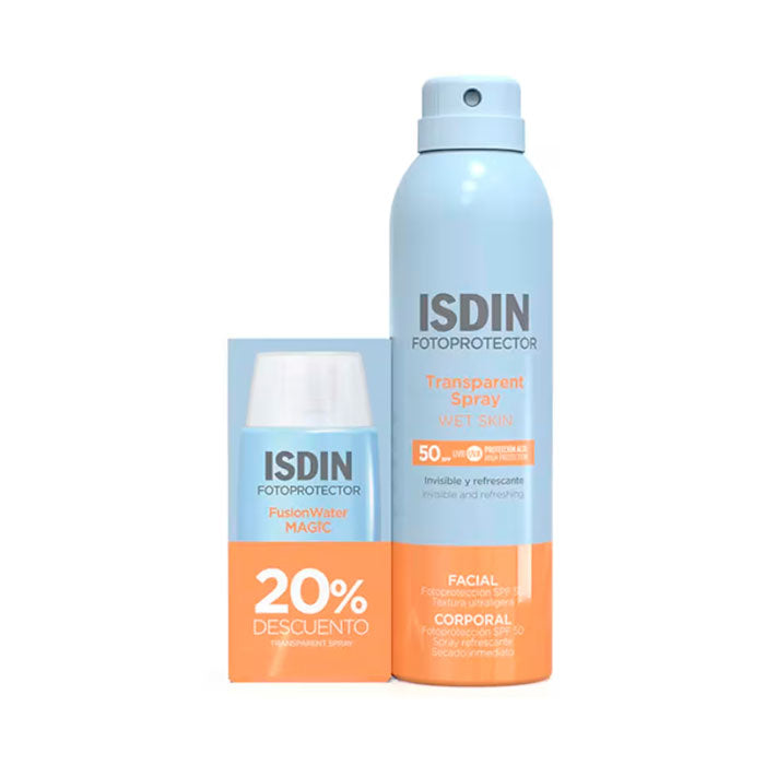 FOTOISDIN PACK FUSION WATER + TRASPARENT SPRAY