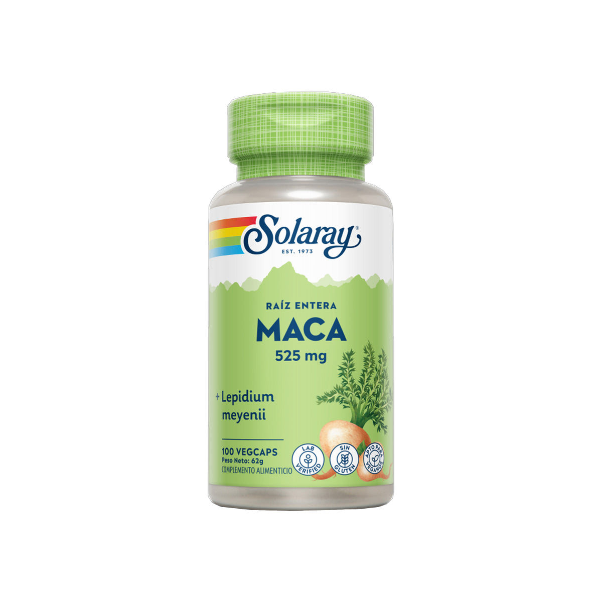 SOLARAY MACA 525 MG 100 CAPS