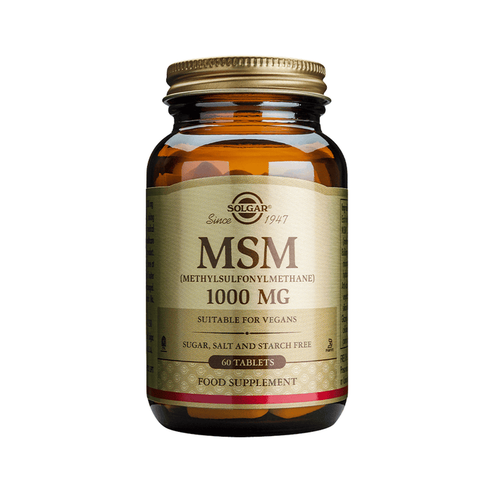 SOLGAR MSM 1000 MG 60 COMP