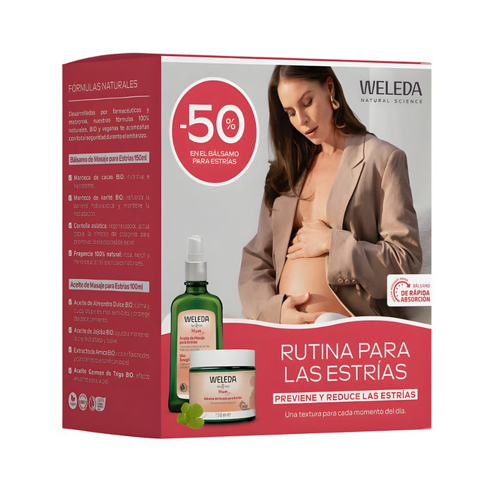 WELEDA DUPLO RUTINA ESTRIAS ACEITE +BALSAMO