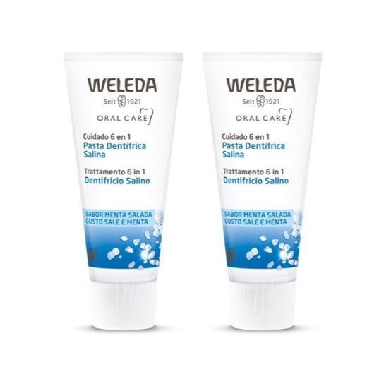 WELEDA DUPLO PASTA DENTAL SALINA