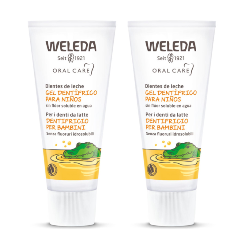 WELEDA DUPLO PASTA DENTAL INFANTIL 50 %