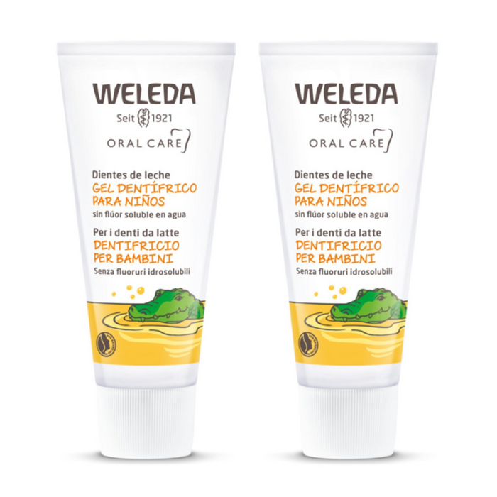 WELEDA DUPLO PASTA DENTAL INFANTIL 50 %