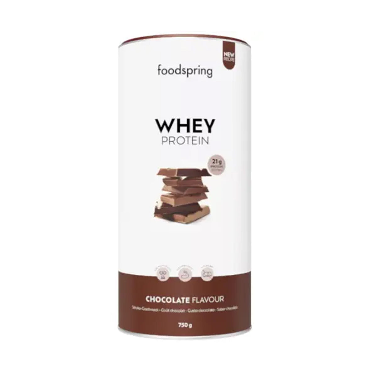 FOODSPRING WHEY PROTEIN CHOCOLATE 750 G