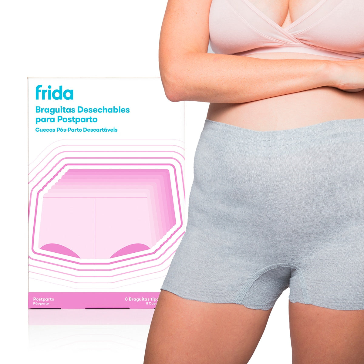 FRIDA BRAGUITAS DESECHABLES TIPO SHORT 8 UDS