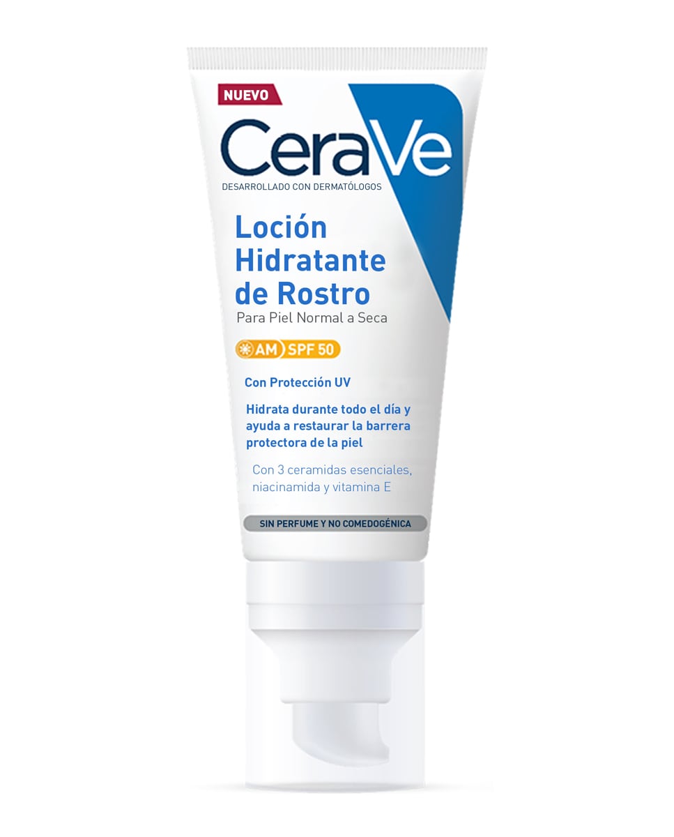 CERAVE LOCION HIDRATANTE DE ROSTRO SPF 50